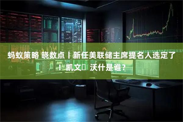 蚂蚁策略 晓数点丨新任美联储主席提名人选定了！凯文・沃什是谁？