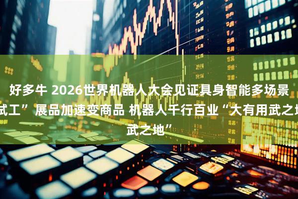 好多牛 2026世界机器人大会见证具身智能多场景“试工” 展品加速变商品 机器人千行百业“大有用武之地”